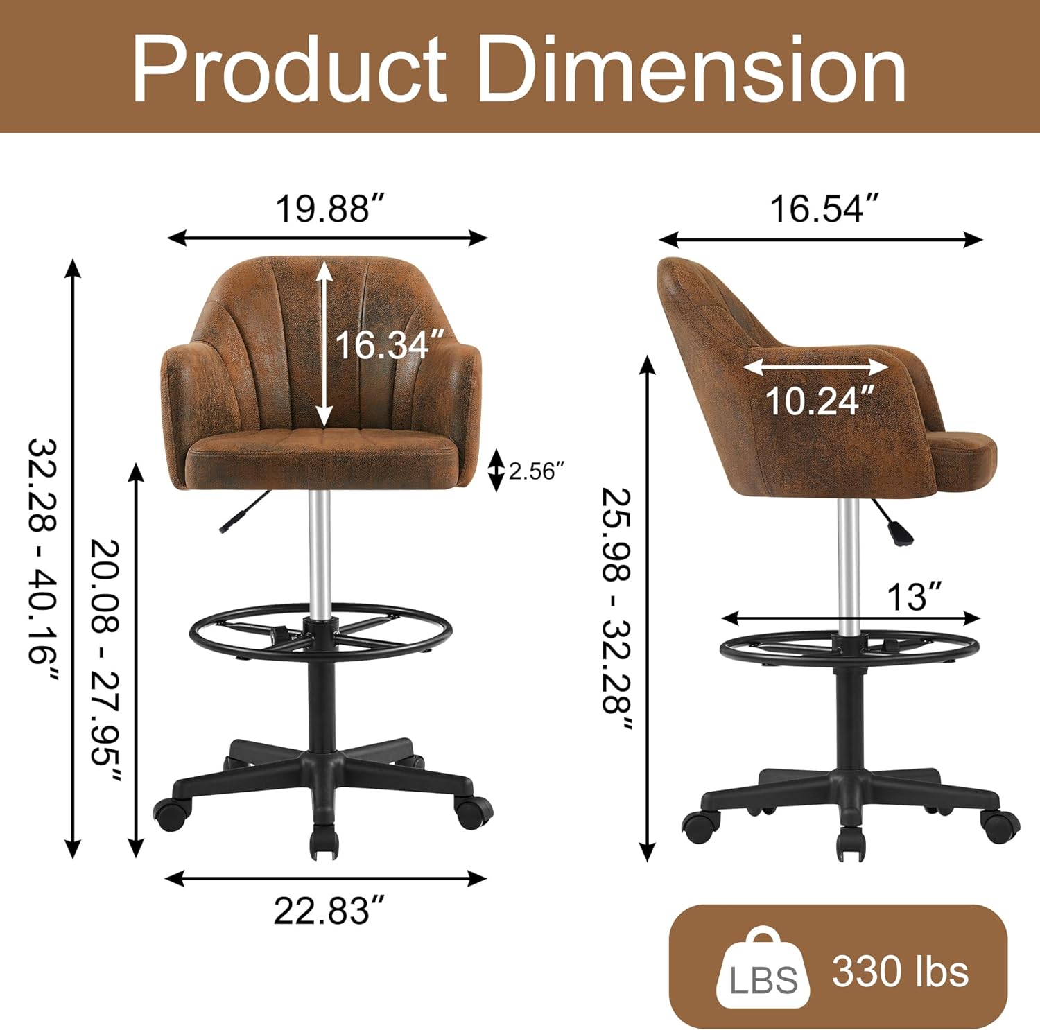 VECELO Home Office Desk Chair