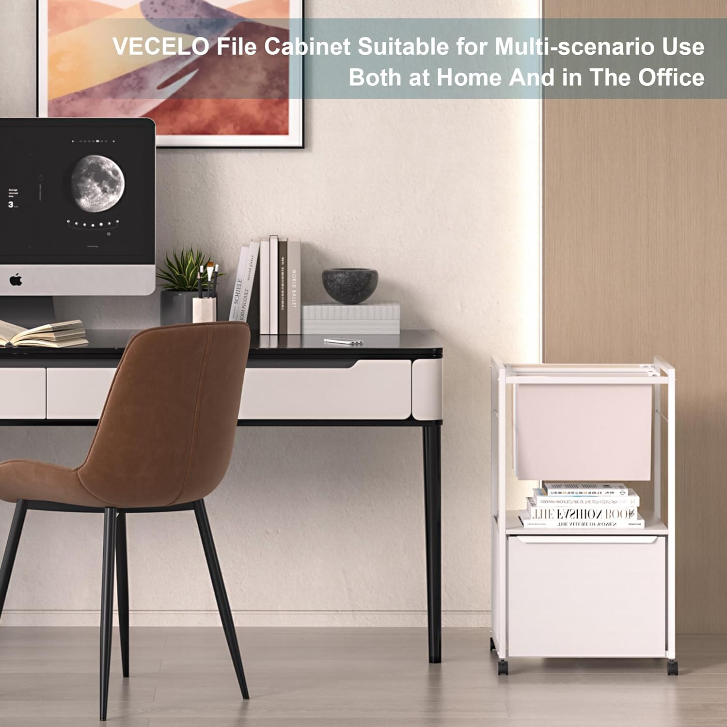 VECELO Filing Cabinet/Organization for Hanging Files