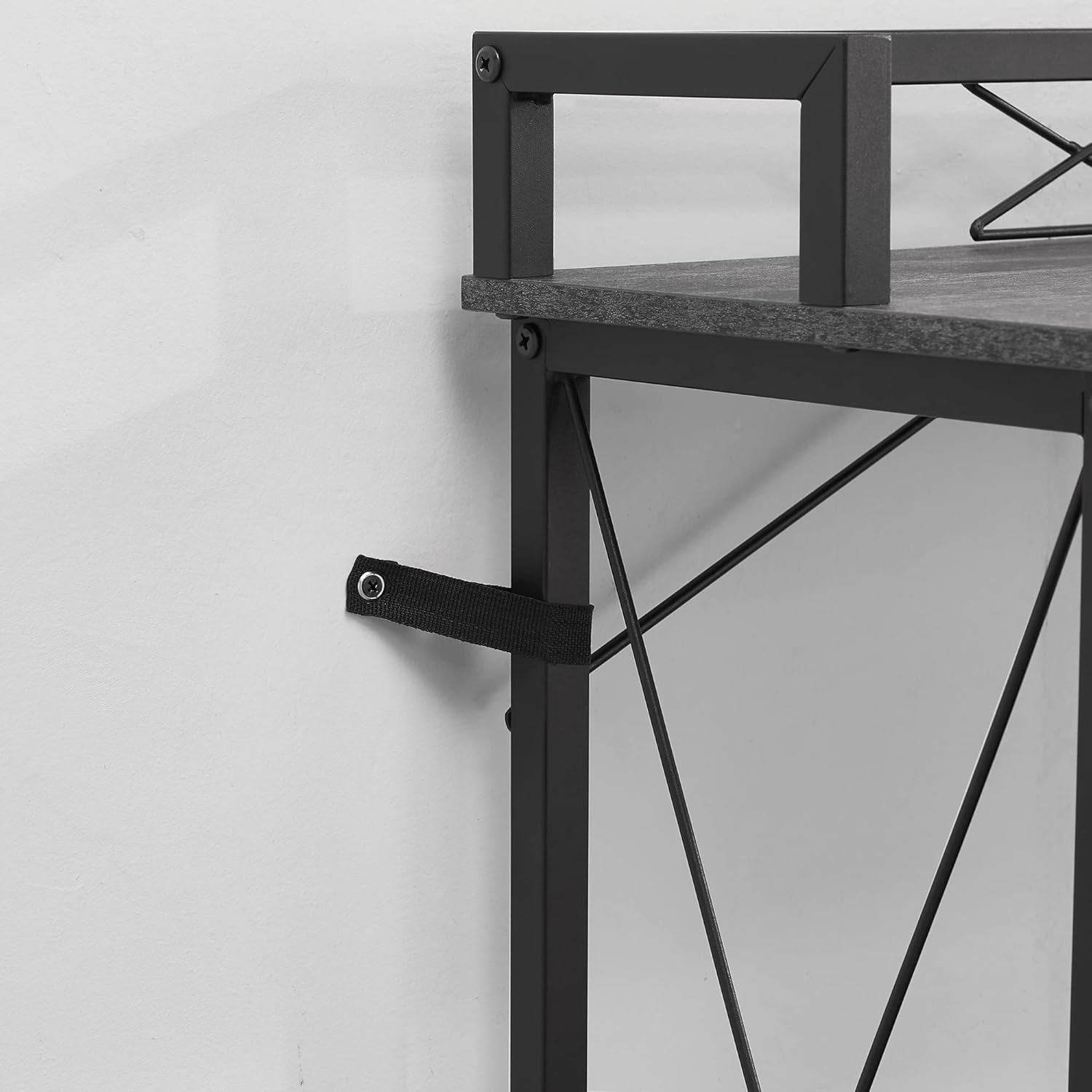 VECELO 39.4" Couch Side & Console Table with 2 Outlet and 2 USB Ports