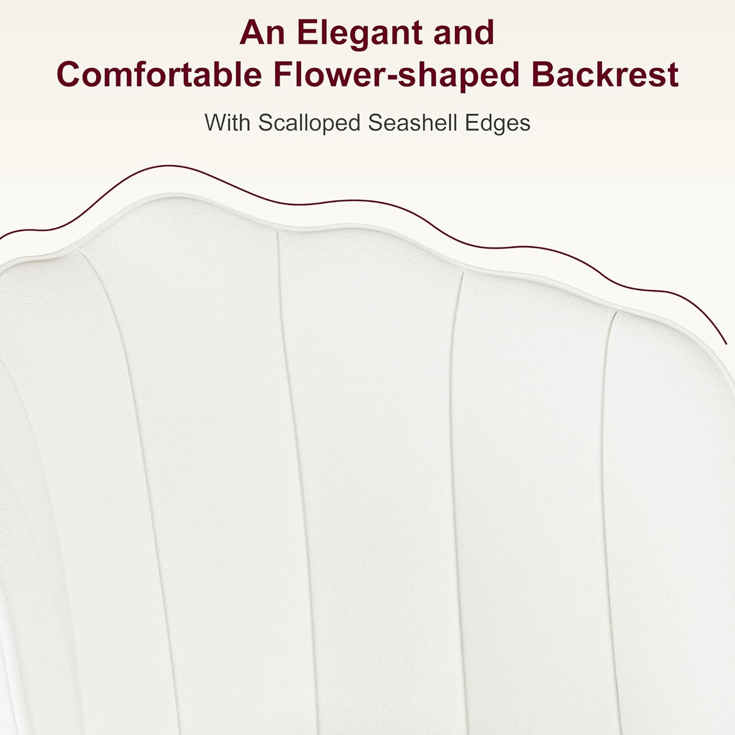 VECELO Velvet Dining Chairs Set of 4
