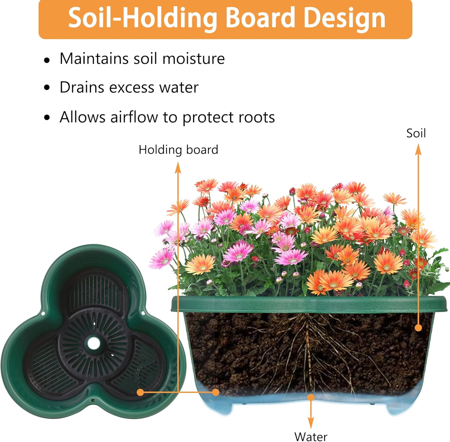 VECELO 5 Tier Vertical Garden Planter