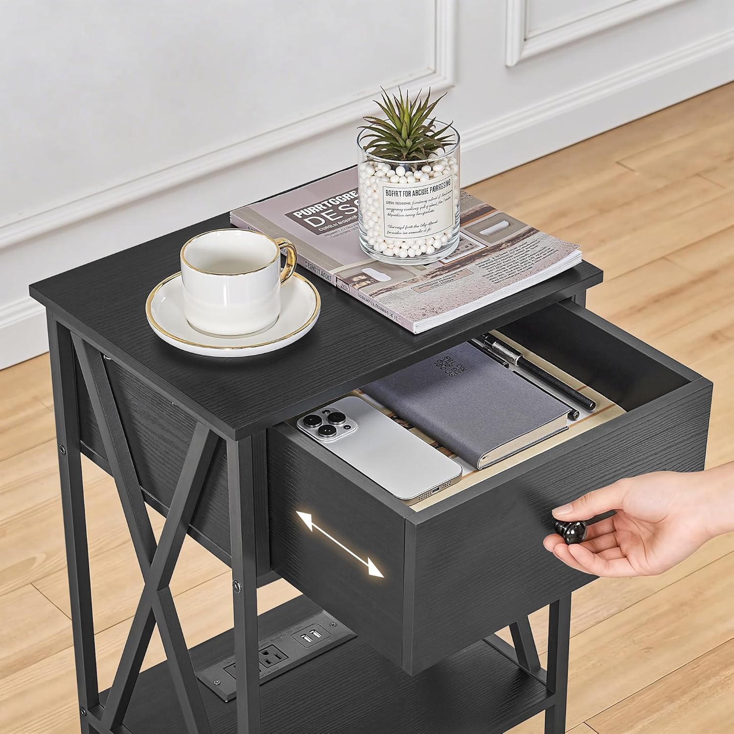 VECELO Nightstand Set of 2