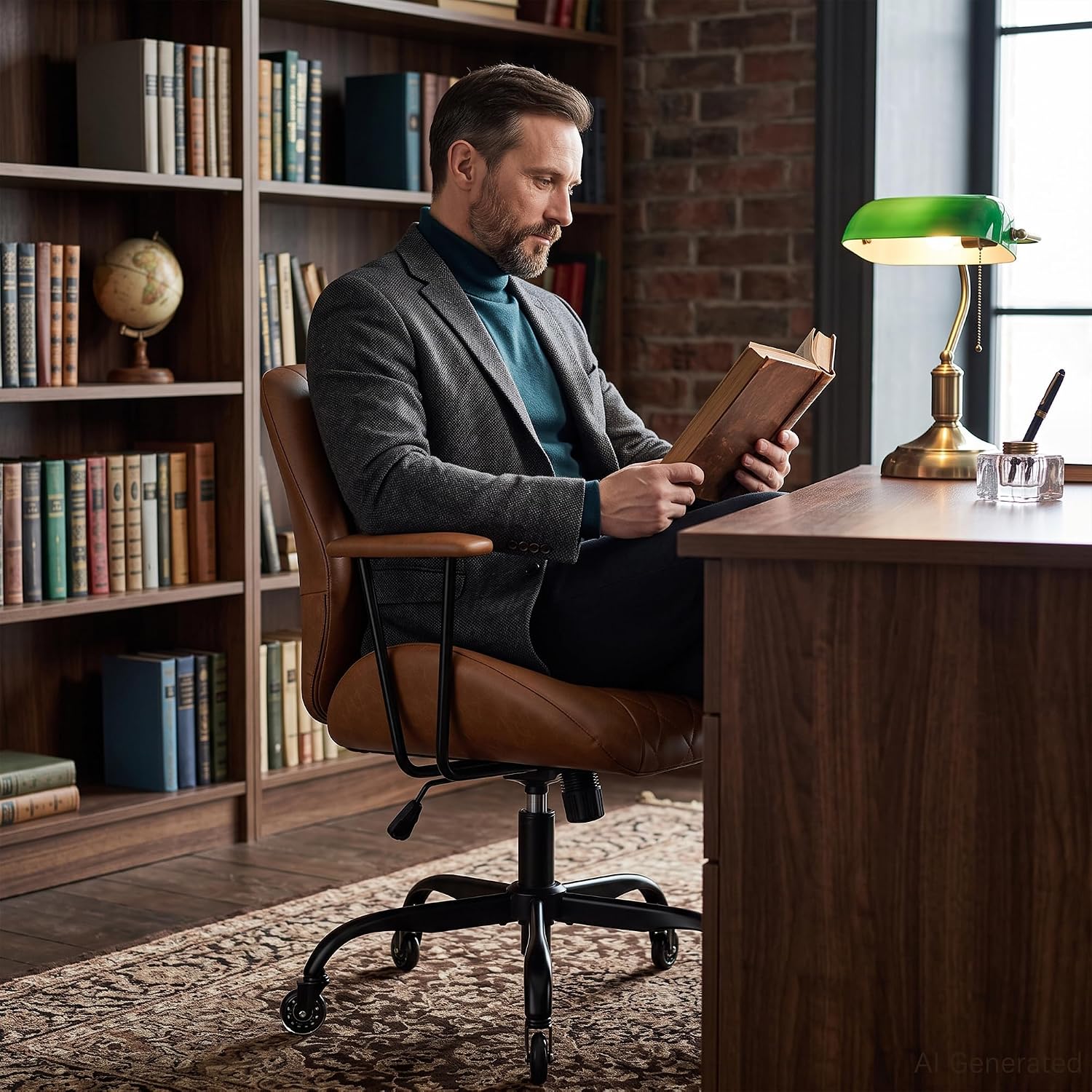 VECELO Ergonomic Office Chair with Removable Armrests