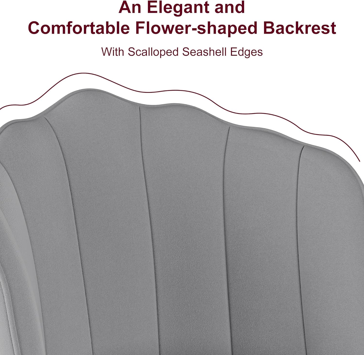 VECELO Velvet Dining Chairs Set of 4