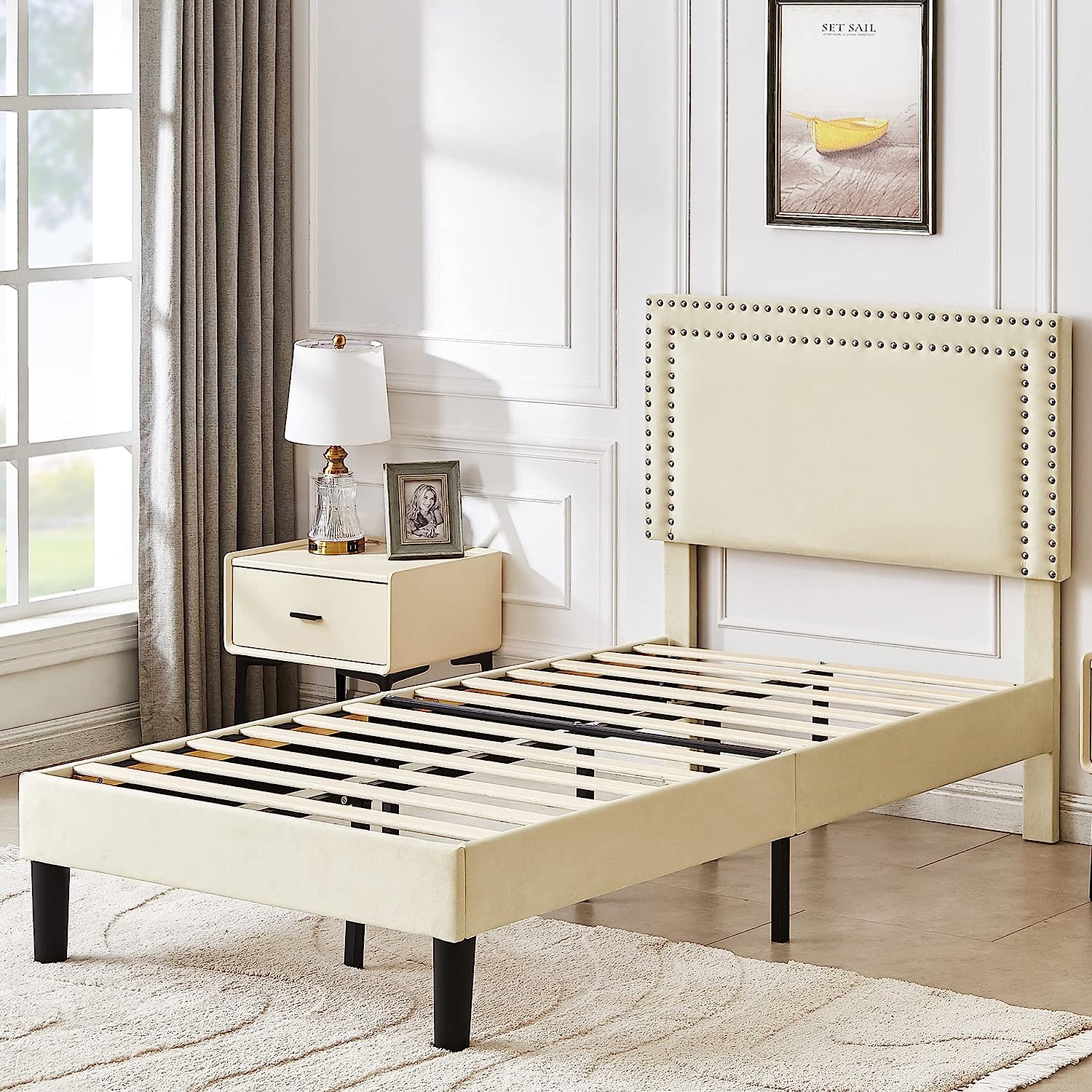 VECELO Modern Platform Bed Frame/Mattress Foundation