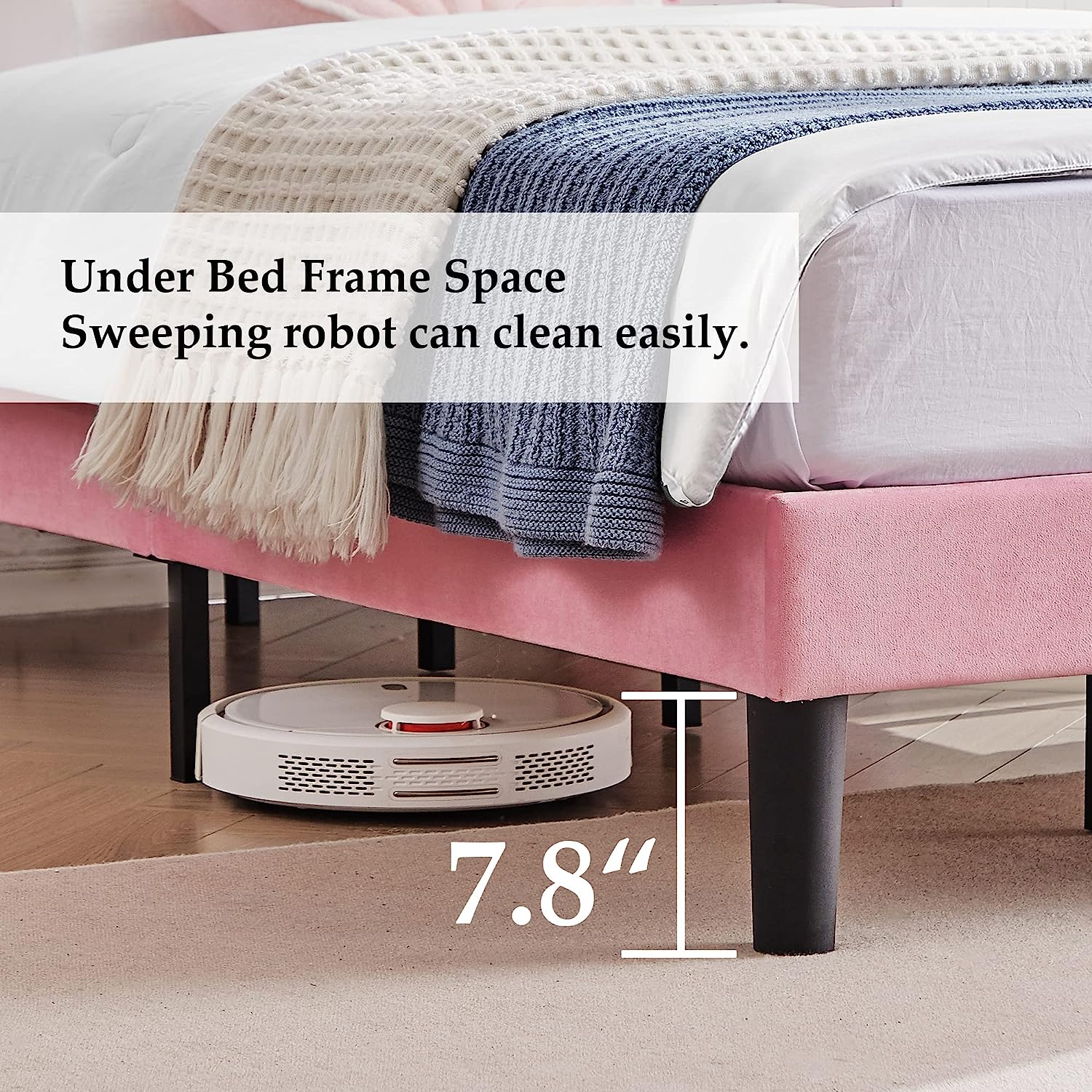 VECELO Modern Platform Bed Frame/Mattress Foundation