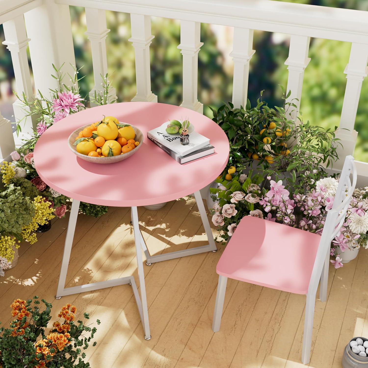 VECELO 3 Piece Kitchen Dining Room Set