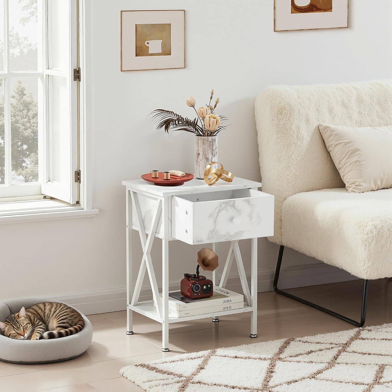 VECELO Nightstand Set of 2