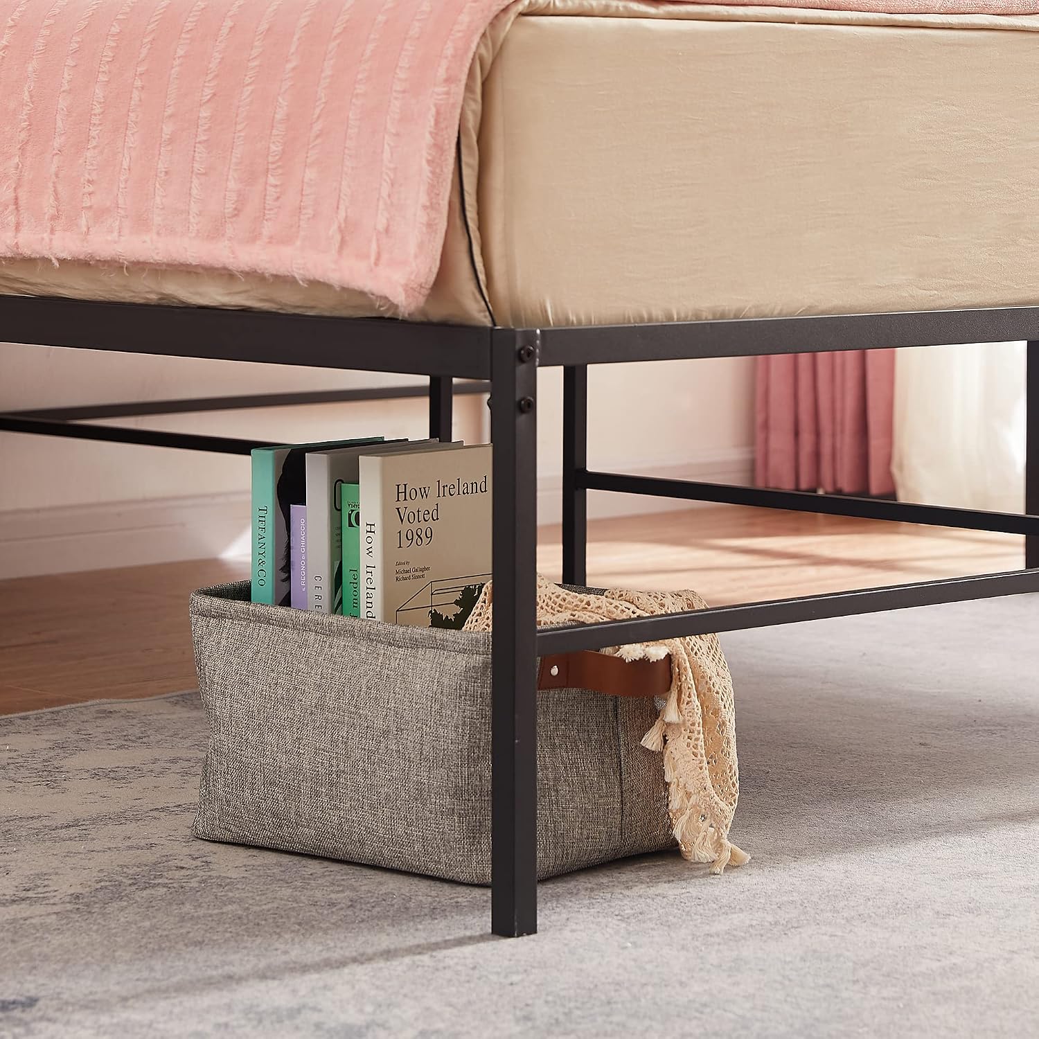 VECELO 18" Metal Platform Tall Bed Frame