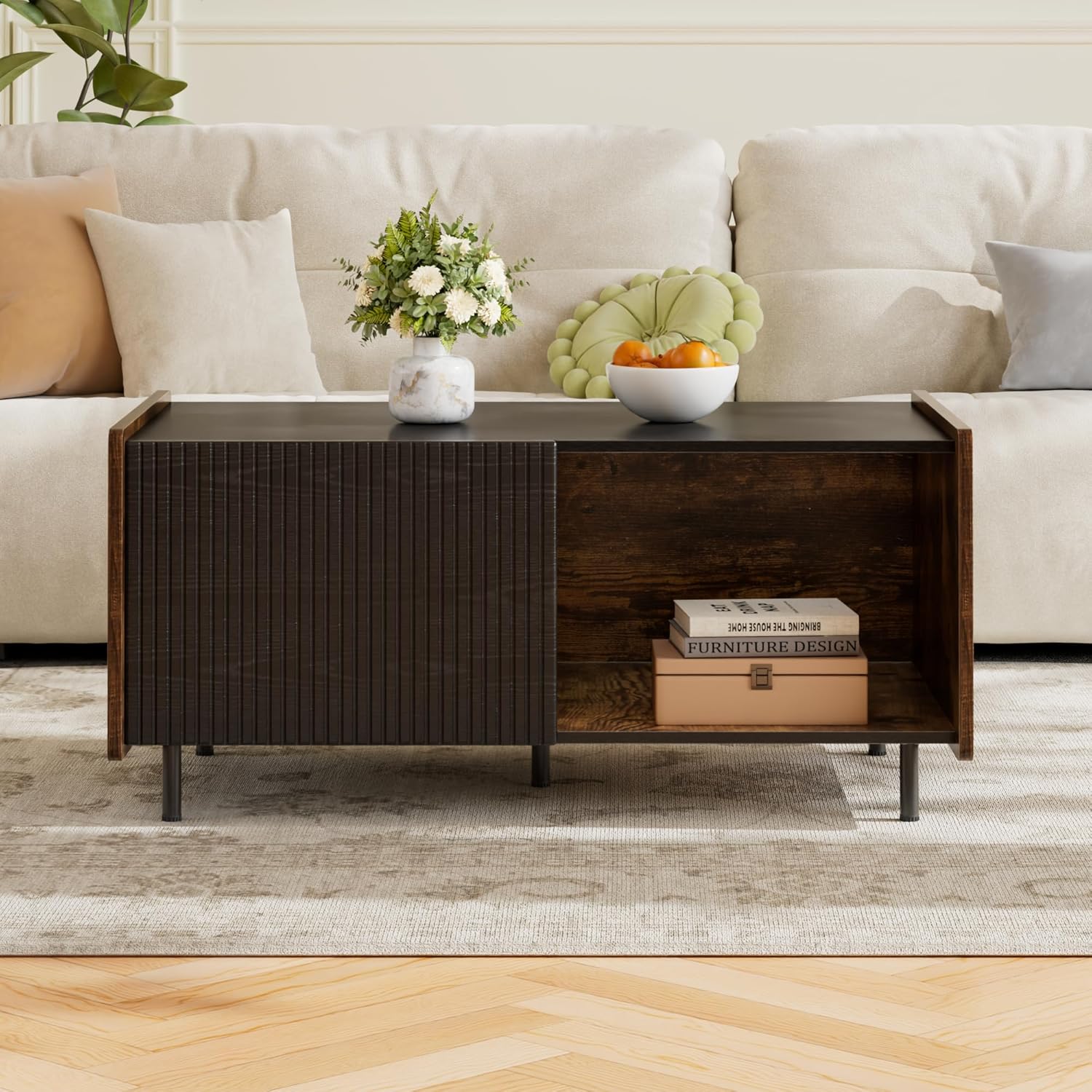 VECELO Coffee Table