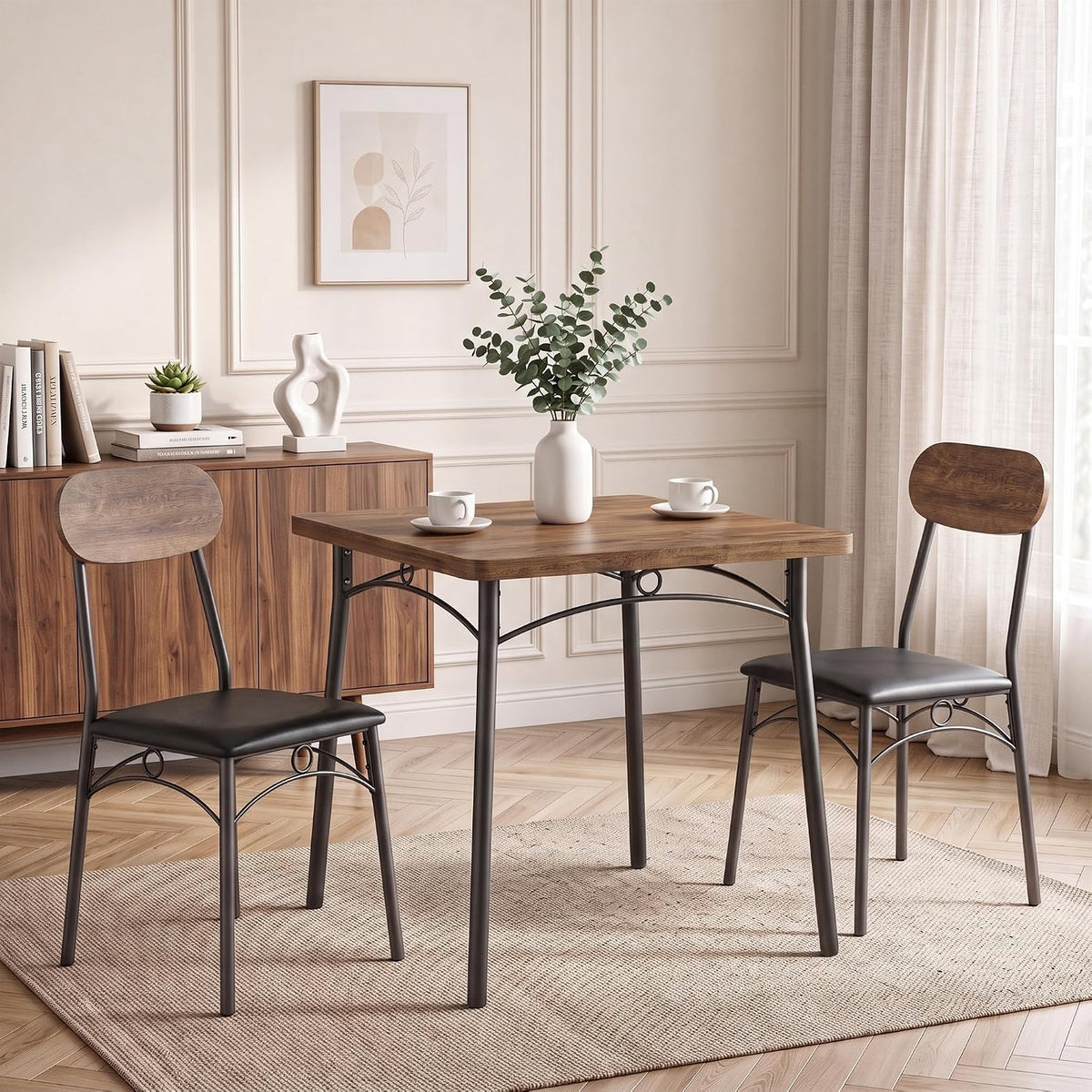 VECELO Dining Table Set