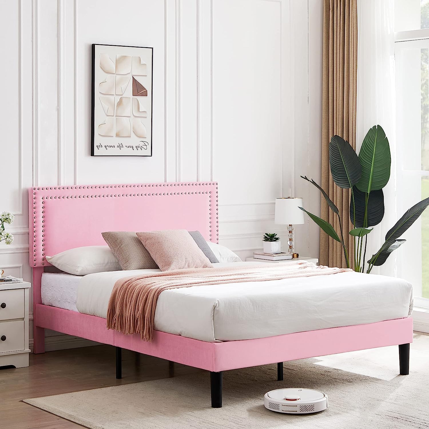 VECELO Modern Platform Bed Frame/Mattress Foundation