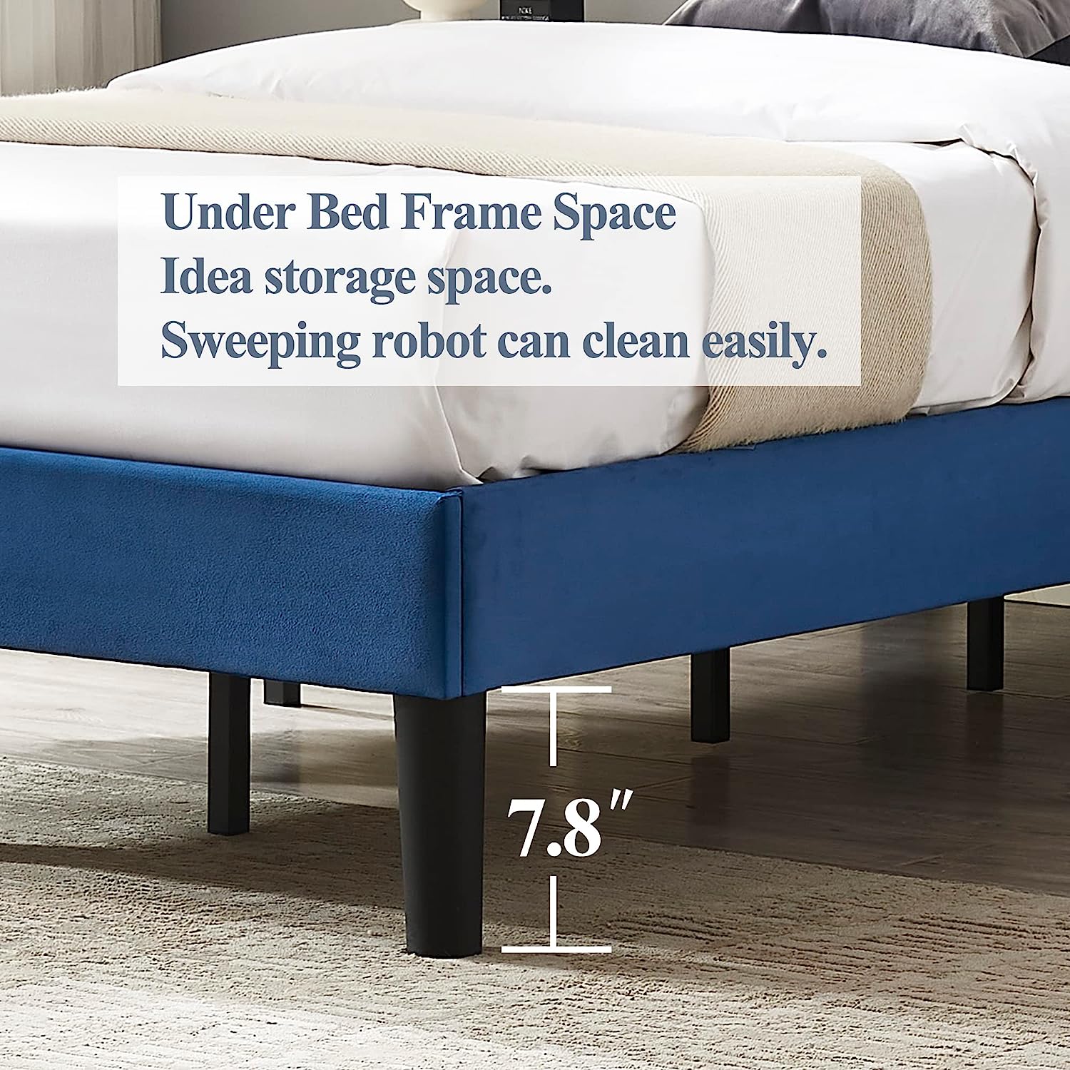 VECELO Modern Platform Bed Frame/Mattress Foundation