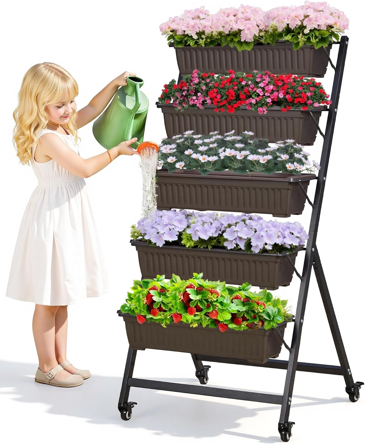 VECELO 5-Tier Vertical Garden Bed