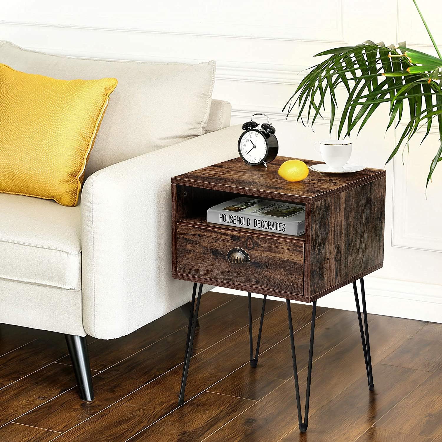 VECELO Set of 2 Nightstand