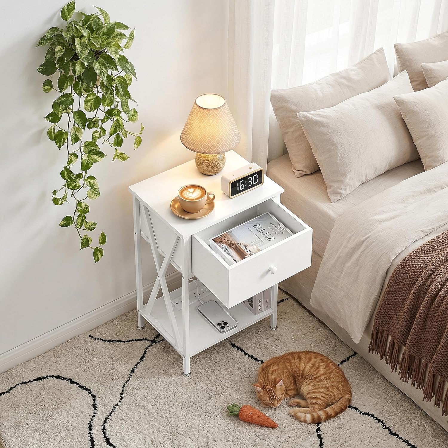 VECELO Nightstand Set of 2