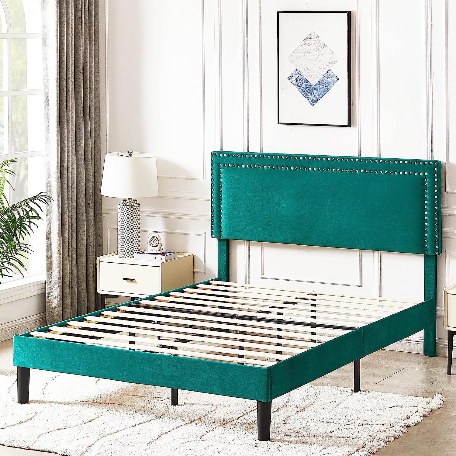 VECELO Modern Platform Bed Frame/Mattress Foundation