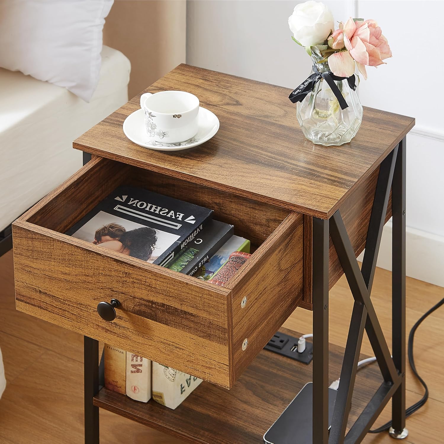 VECELO Nightstand Set of 2