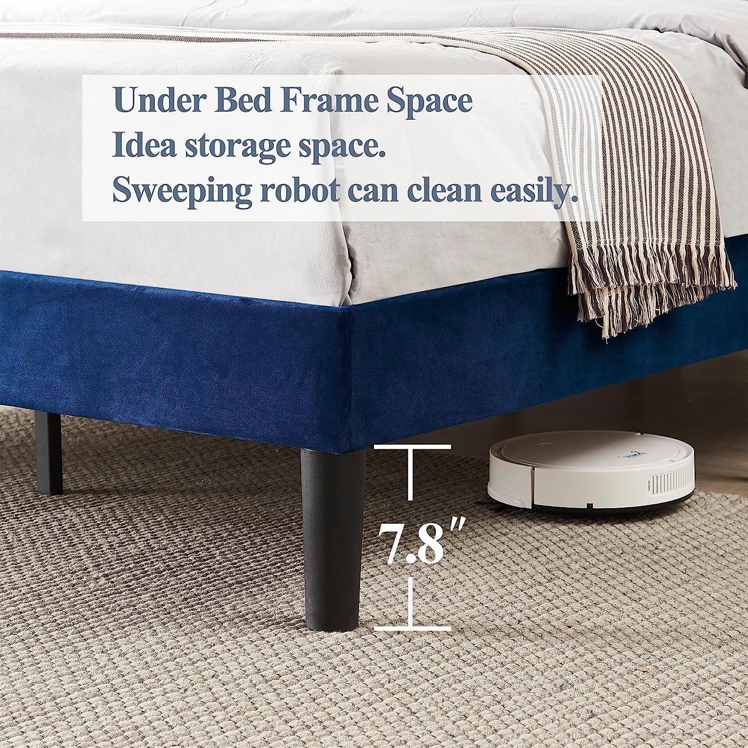 VECELO Modern Platform Bed Frame/Mattress Foundation
