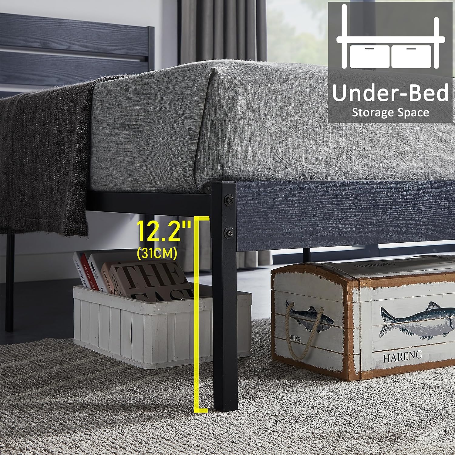 Under bed discount wood support