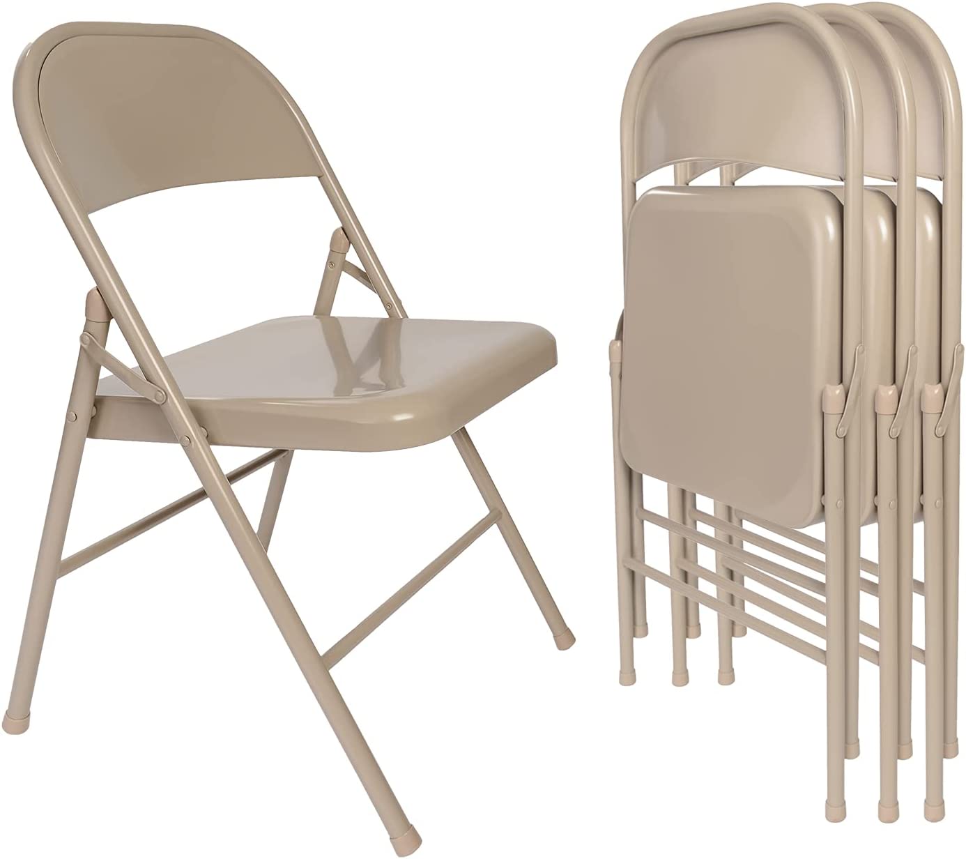 Metal Double Hinge Premium Folding Chair Set of 4