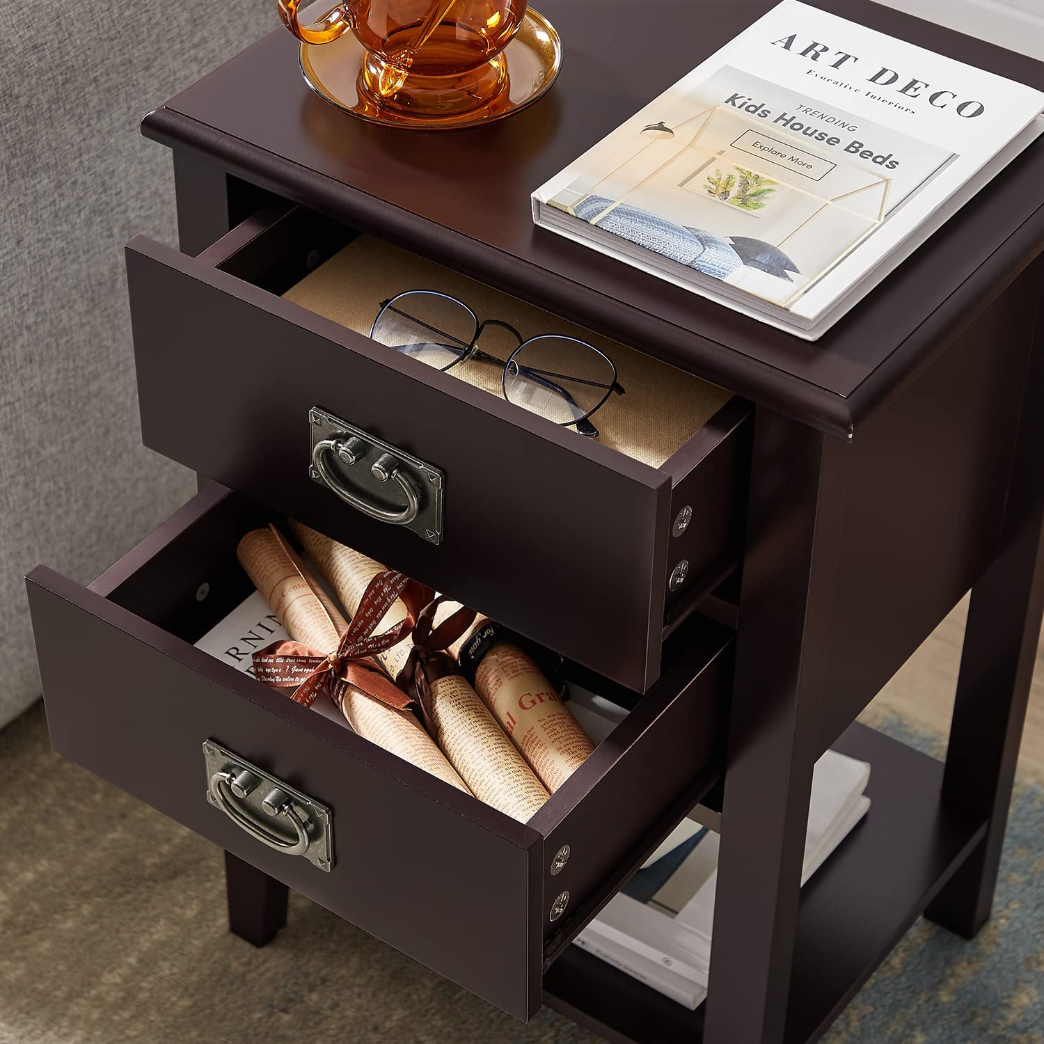  Nightstands End/Side Tables 