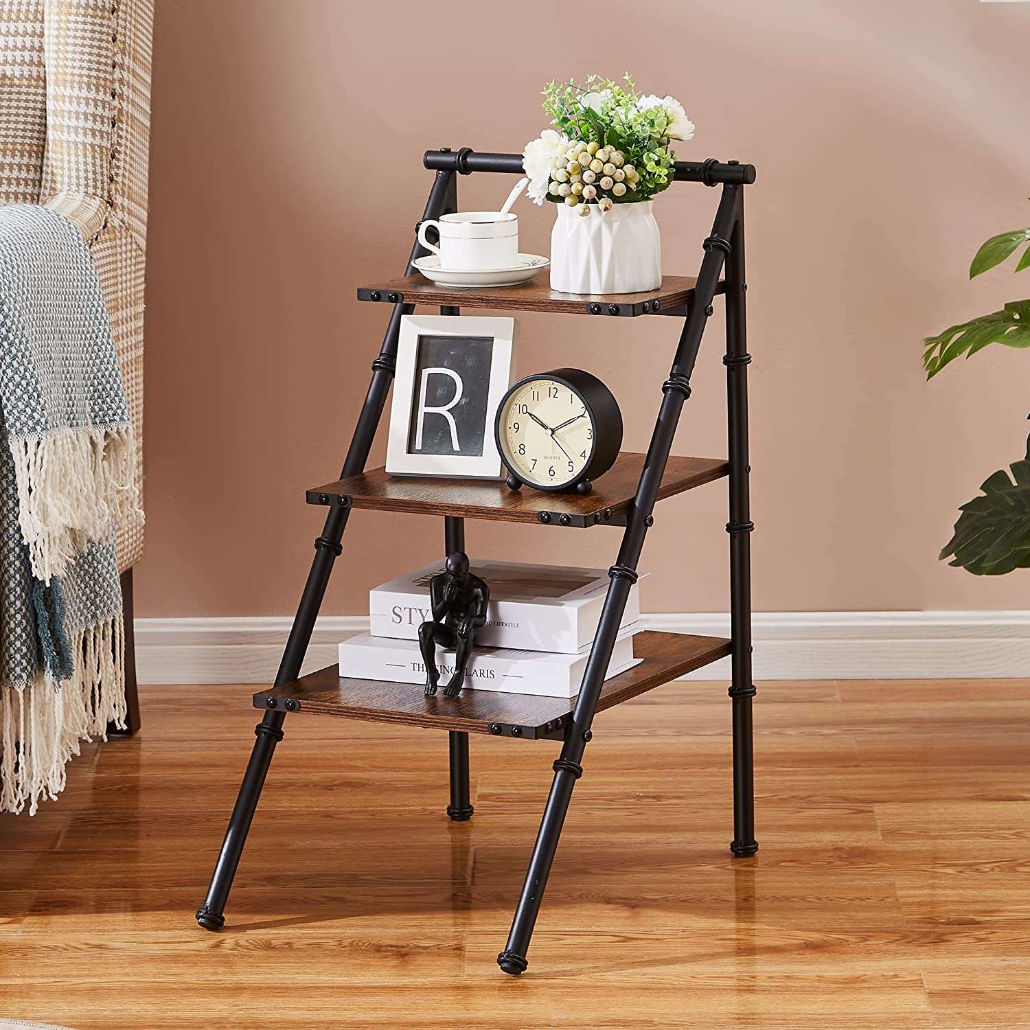 VECELO 3-Tier Ladder Shelf 26
