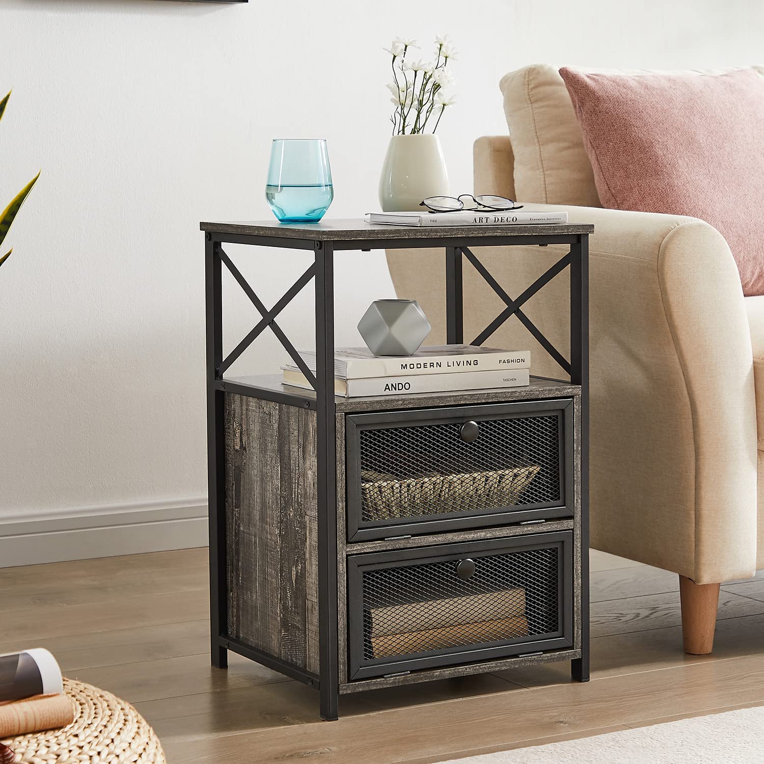 Modern Night Stand/End Side Table