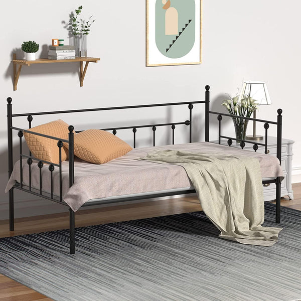Metal bed shop frame queen daybed