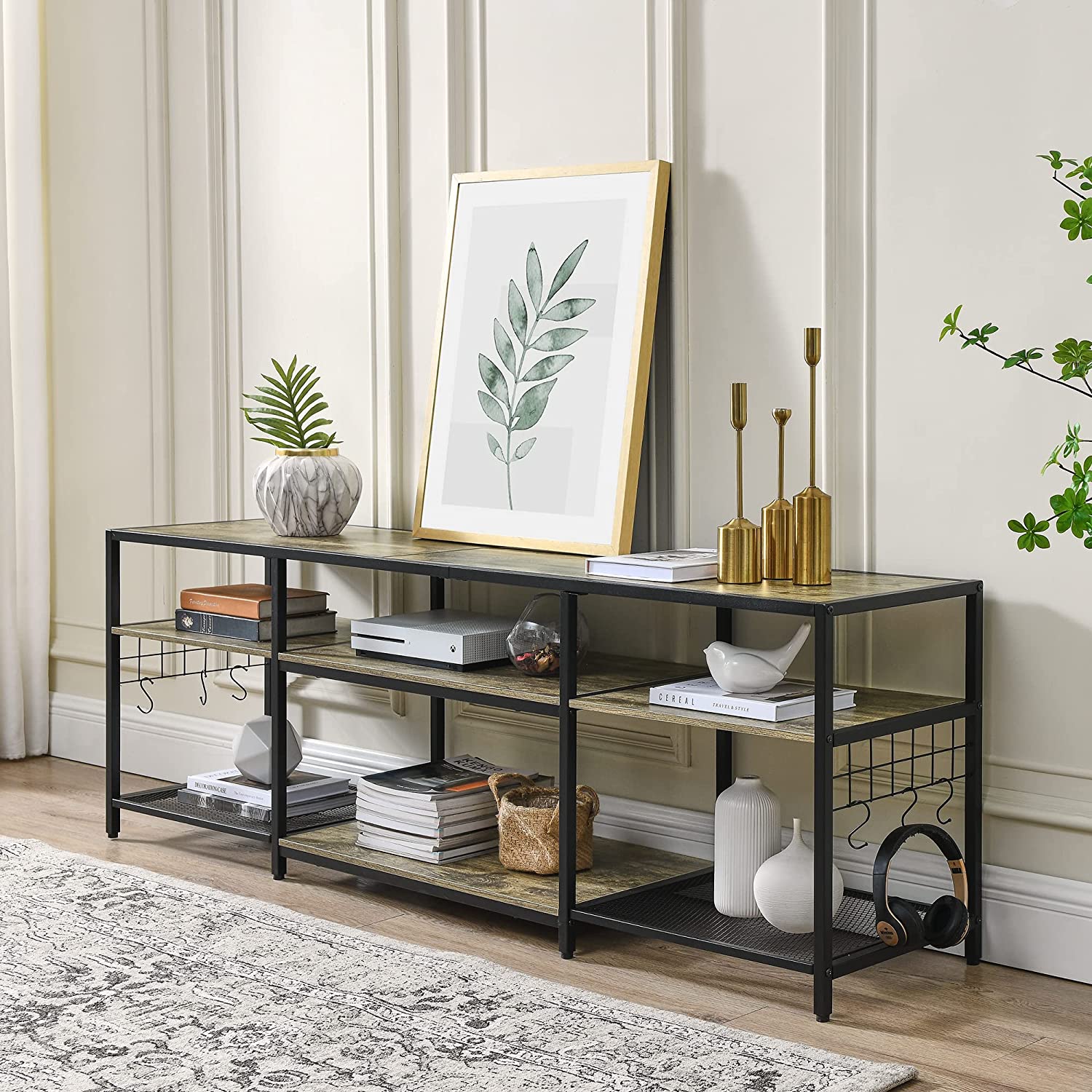Pottery barn media discount console table