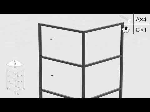 Multi Corner Shelf – 4 Tier Multi Use Rack Corner Shelf Holder